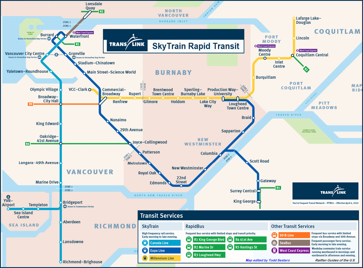 Skytrain Railfan Guide Vancouver BC