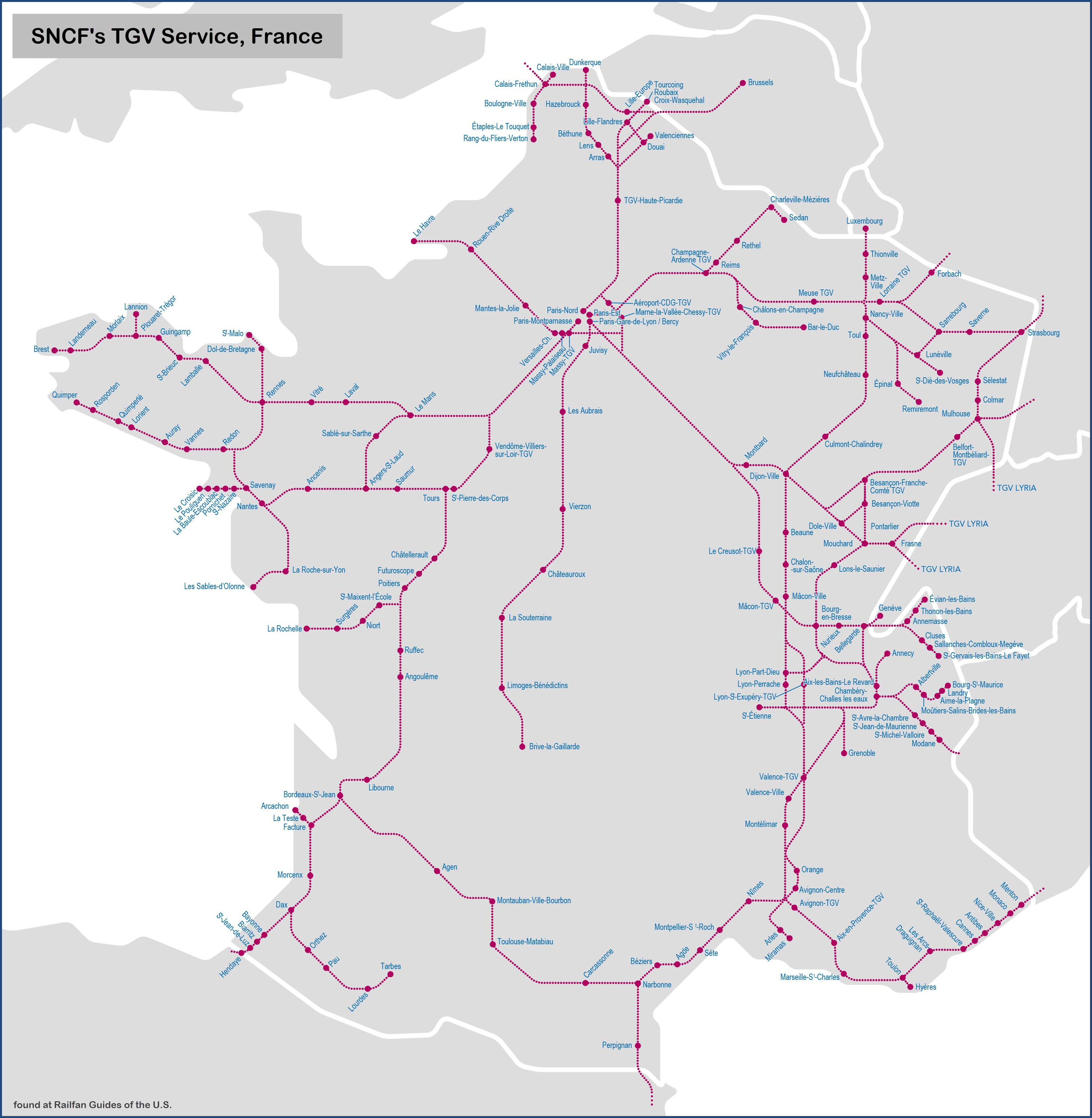France's TGV Trains - a Railfan Guide