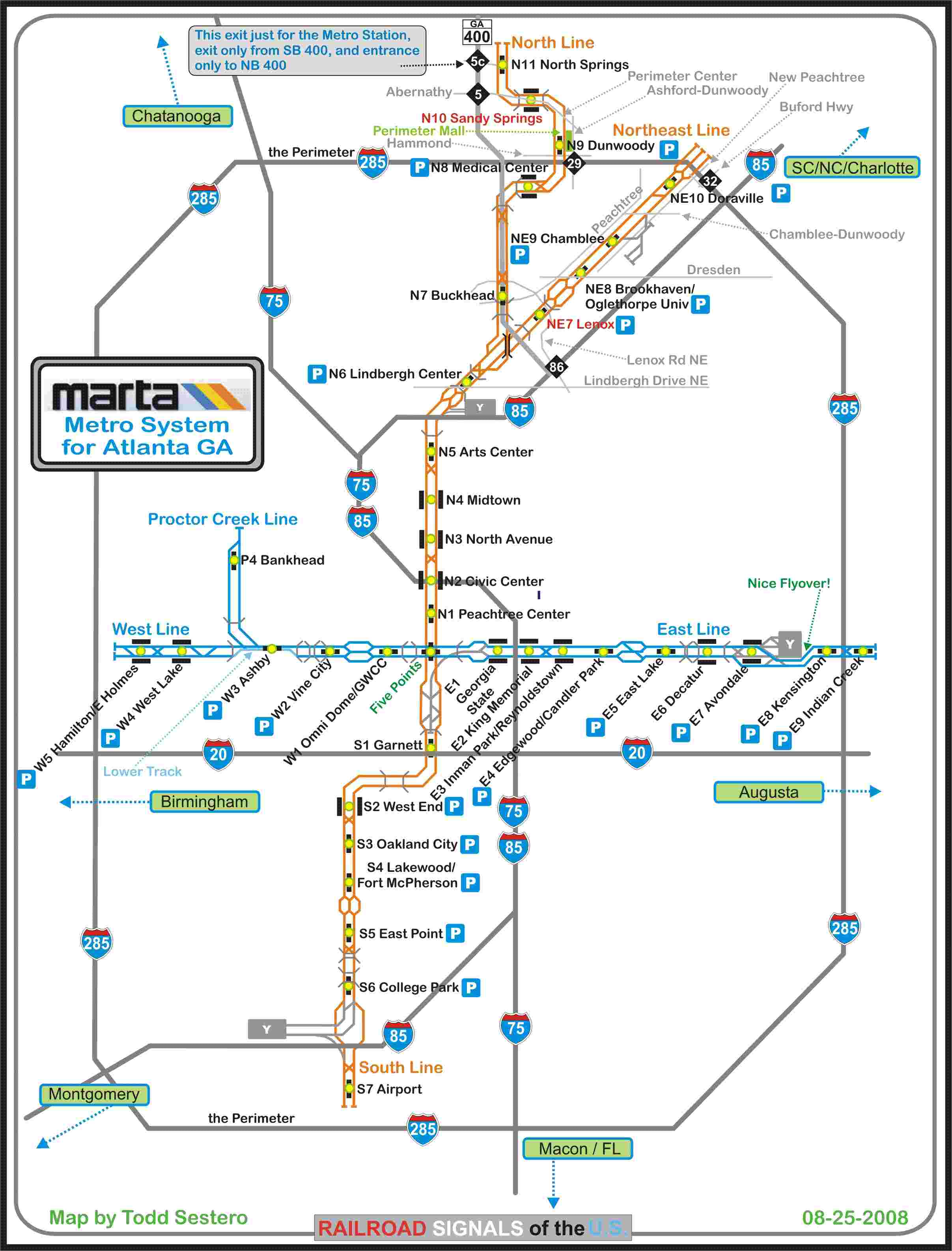 marta transit map