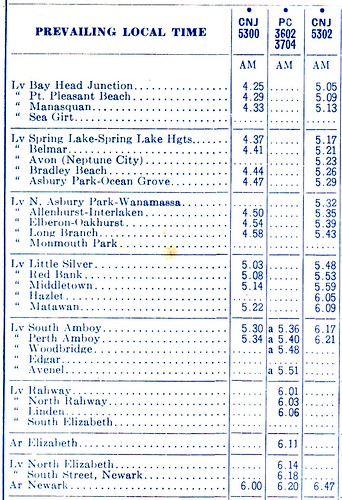 New York And Long Branch RR System Map